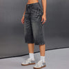 Boom Bap Washed Denim Shorts