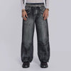Heritage Wing Pattern Relaxed Bell Leg Denim