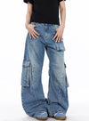 Insulated 2000s Japanese Style Utility Grunge Denim