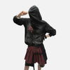 Double Lock Cotton Hood Sweatshirt