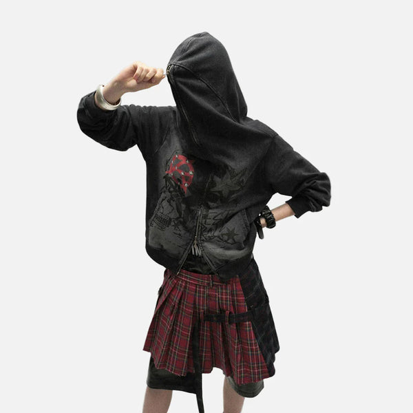 Double Lock Cotton Hood Sweatshirt alternatif görünüm