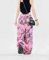Tie-Dye High-Rise Street Trousers