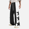 Wide Leg Yıldız Baskılı Jogger, önden görünüm — Navra Wear