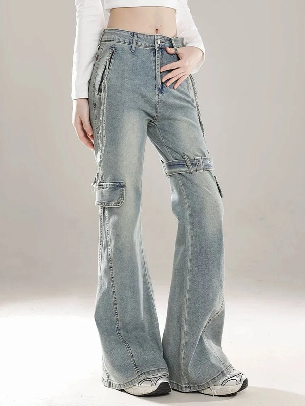 Women’s Bow Mosaic Relaxed Denim alternatif görünüm