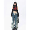 2000s Women Relaxed Utility Denim