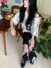 Shoulder Off Aesthetic Coquette T-Shirt