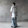 Baskılı Oversize Tişört, stil görünüm — Navra Wear