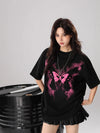 Women Block-Style Wings-Print Print Relaxed Fit T-Shirt