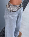 Dantel Detaylı Jogger, yan görünüm — Navra Wear
