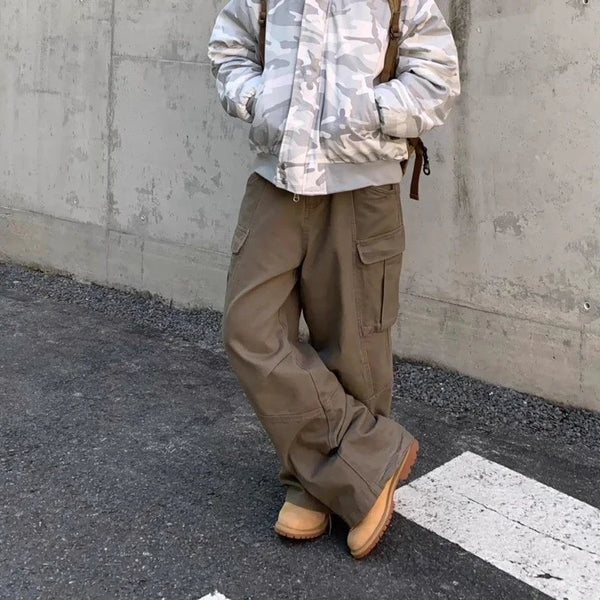 Classic Heritage Brown Bell Leg Relaxed Denim