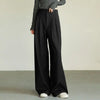 Drape Effect High-Rise Wide-Leg