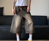 Vintage Western Baskılı Jogger, model üzerinde — Navra Wear