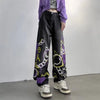 Heritage 2000s Hand-Painted High-Rise Denim