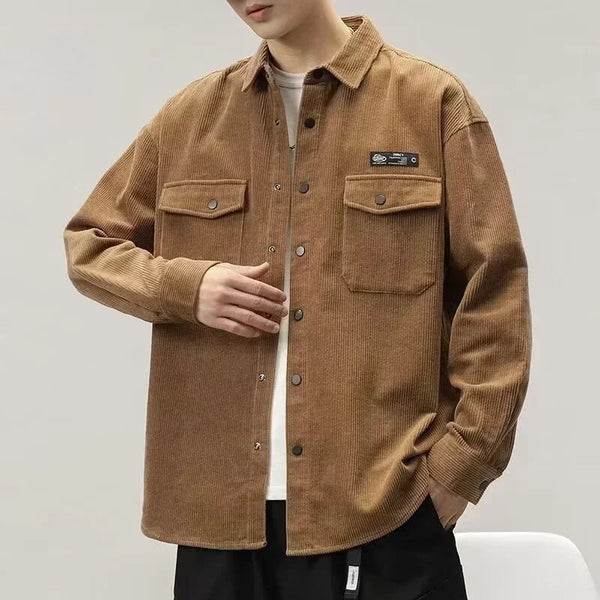 Corduroy K-Classic Retro Long Sleeve Top