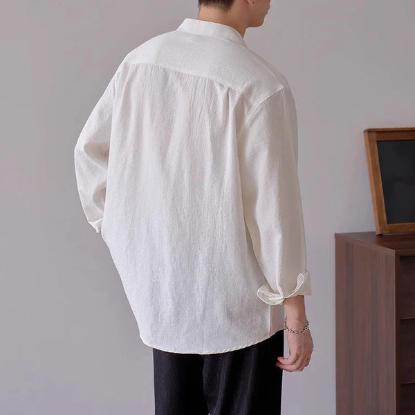 Business Stripe Classic Luxury Long Shirt alternatif görünüm
