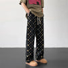 Vintage Plaid Cotton Trousers