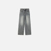 Durable 2000s Beaded High-Rise Bell Denim