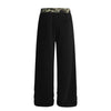 Wide Leg Kamuflaj Desenli Jogger, arka görünüm — Navra Wear