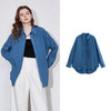 Navy French Style Elegant Blouse