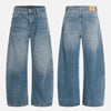 2000s Western Style Faded Bell Leg Denim