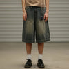 Timeless Wide Leg Denim Shorts