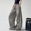 Letter Stitch Cargo Trousers