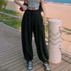 Kadın Wide Leg Western Baskılı Jogger, önden görünüm — Navra Wear