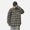 Varsity Checker Embroidered Button Shirt