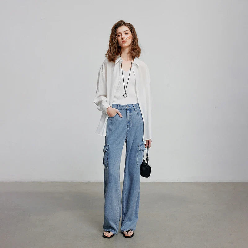 Chic Bell Leg Summer Denim