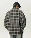 Varsity Checker Embroidered Button Shirt