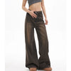 Heritage Coffee Grey High-Rise Denim