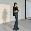 Slimming Classic High-Rise Bell Classic Denim