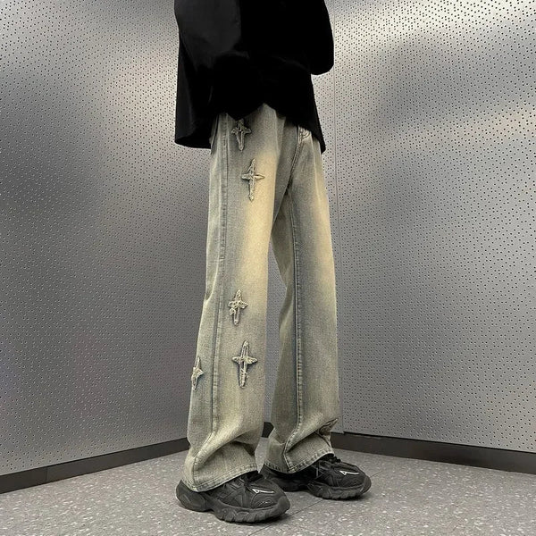2000s Stitched X-Stitch Denim