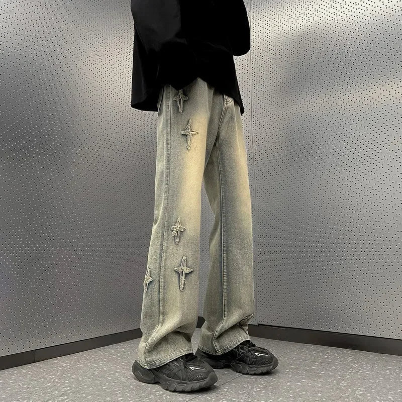2000s Stitched X-Stitch Denim