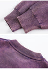 Patchwork Sweatshirt, önden görünüm — Navra Wear