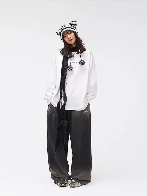 Gradient Wash Hip-Hop Trousers alternatif görünüm