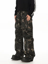 Tactical Multi-Pocket Camo Trousers