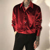 Bordeaux Velvet French Solid Blouse