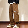 Solid Baggy Street Wide-Leg