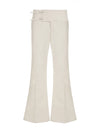 Button Front Loose Trousers