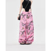 Tie-Dye High-Rise Street Trousers