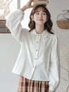 Puff Sleeve Vintage Elegant Blouse