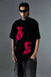 Edgy Chilled Spliced Fur T-Shirt