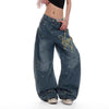 Women Stitched Western Style Classic Classic Denim