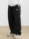 Cord Groove Wide-Leg
