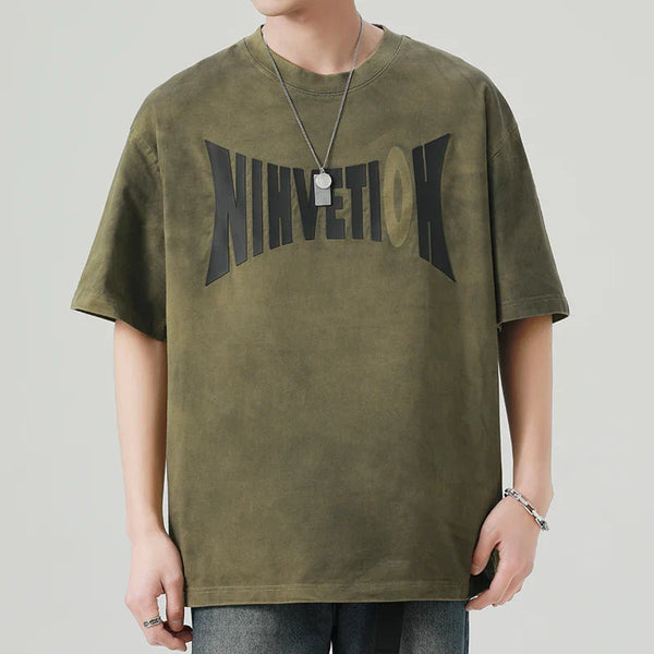 Concrete-Jungle Urban Hip Hop Print Laid-Back T-Shirt