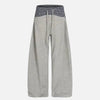 Mozaik Desenli Beli Lastikli Jogger, yan görünüm — Navra Wear