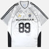 Old School Fragment Full-Throttle Sport V-Neck T-Shirt