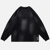 Kanji Worn Print Sweatshirt