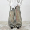 Classic Dirty Western Style Bell Leg Denim